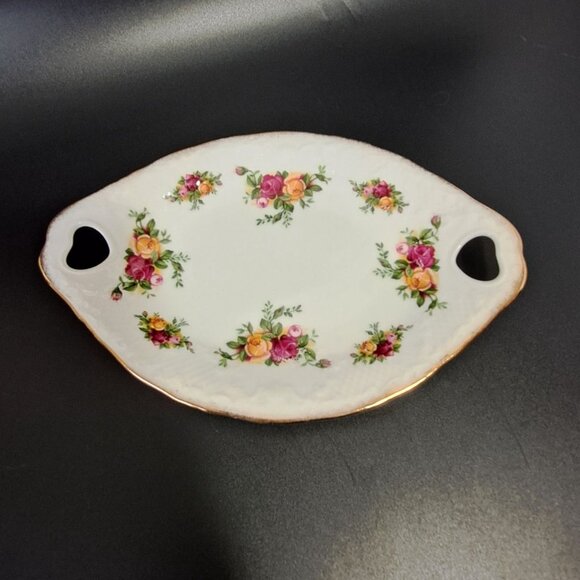 Royal Albert Old Country Roses Oval Victorian Tray Floral Bone China Decorative - Picture 1 of 13